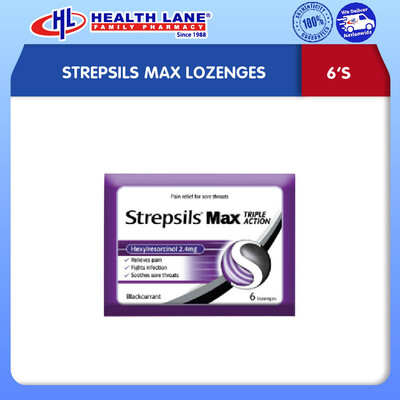 STREPSILS MAX LOZENGES (6'S)